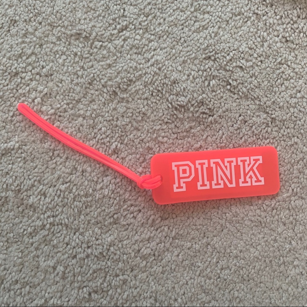 PINK luggage tag